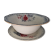 Ensemble saladier et plat rond Digoin Sarreguemines