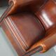 Vintage Dutch Cognac Leather Club Chairs, Set of 2