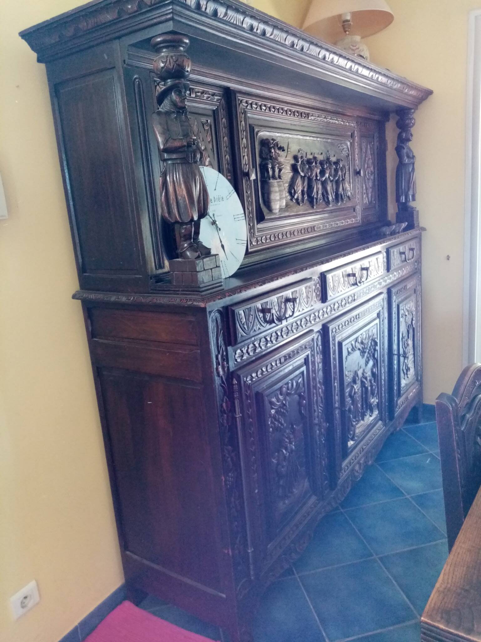 Old Breton buffet from 1950