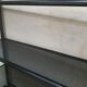 Desk shelves metal black vintage 80s