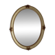 Miroir en bois et stuc a rehaut doré XX siècle