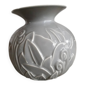 Art Deco vase with floral pattern