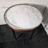 Louis XVI style bouillotte table in mahogany