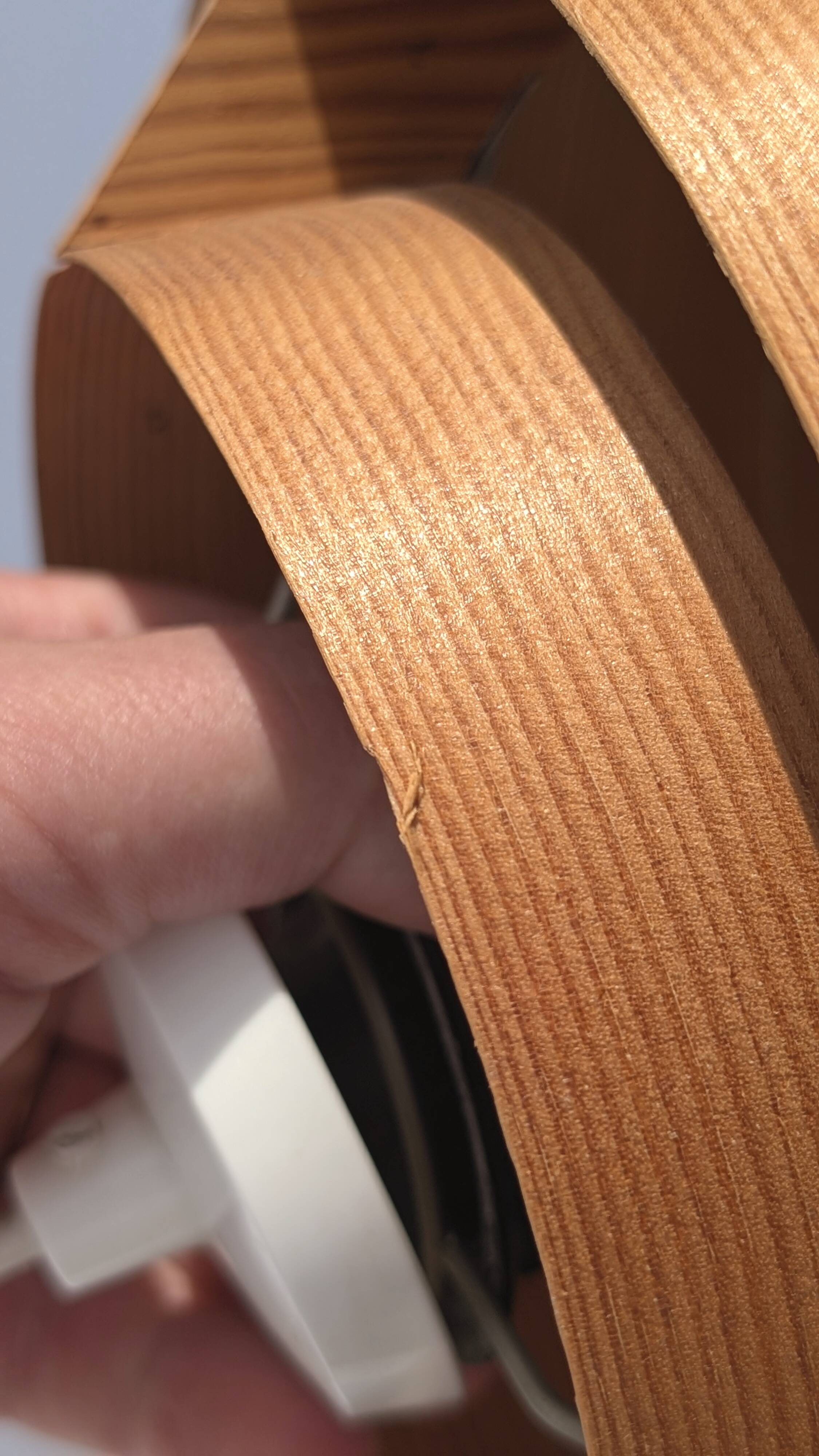 Suspension in pine veneer by Hans-Agne Jakobsson