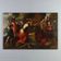 Ancient painting "The Baptism of the Eunuch" oil on canvas 17th century