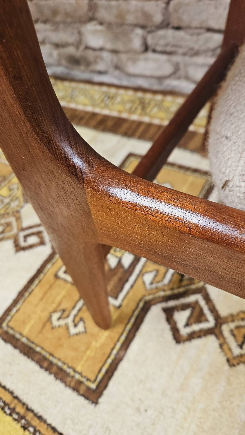 Pair of Scandinavian teak armchairs by Kurt Østervig, Denmark 1960