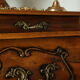 Louis XV style walnut tomb chest of drawers, 20th century