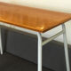 Wood and metal class table 60s