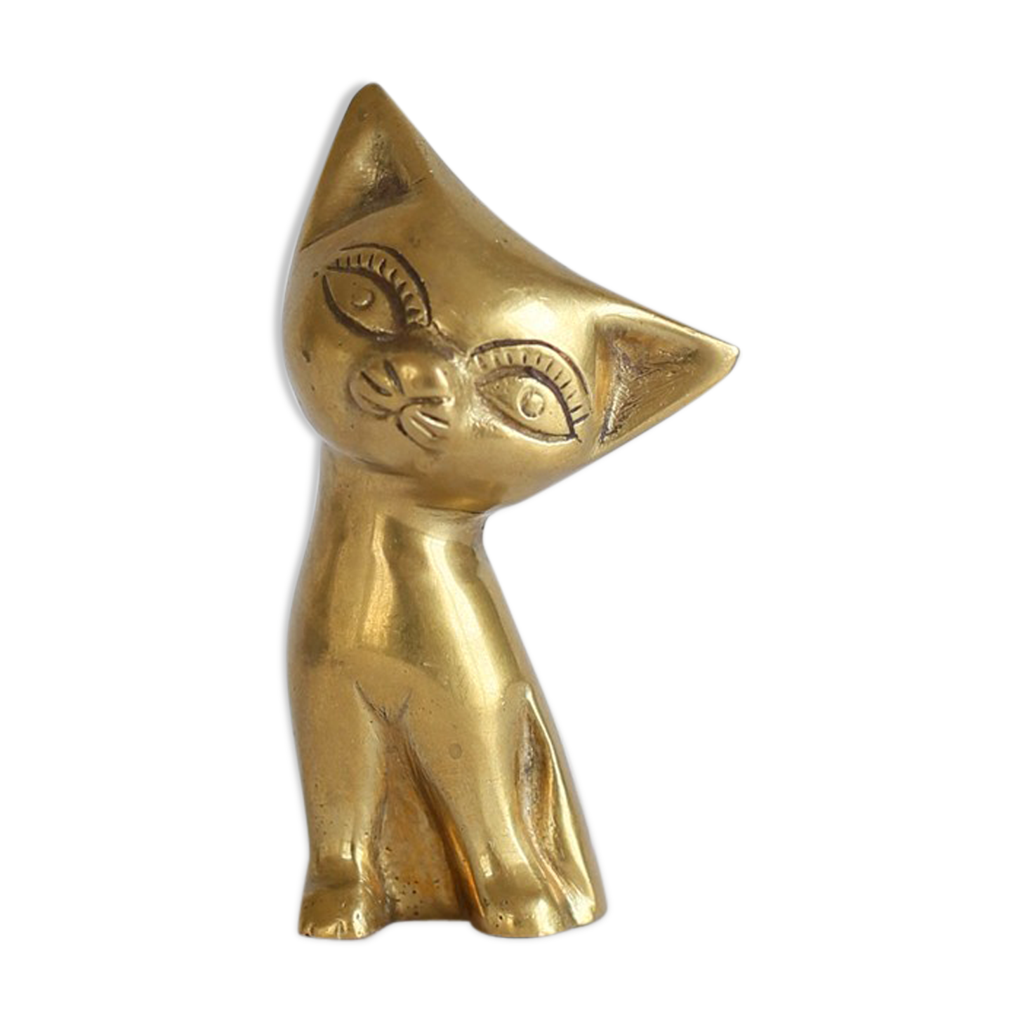 Brass cat
