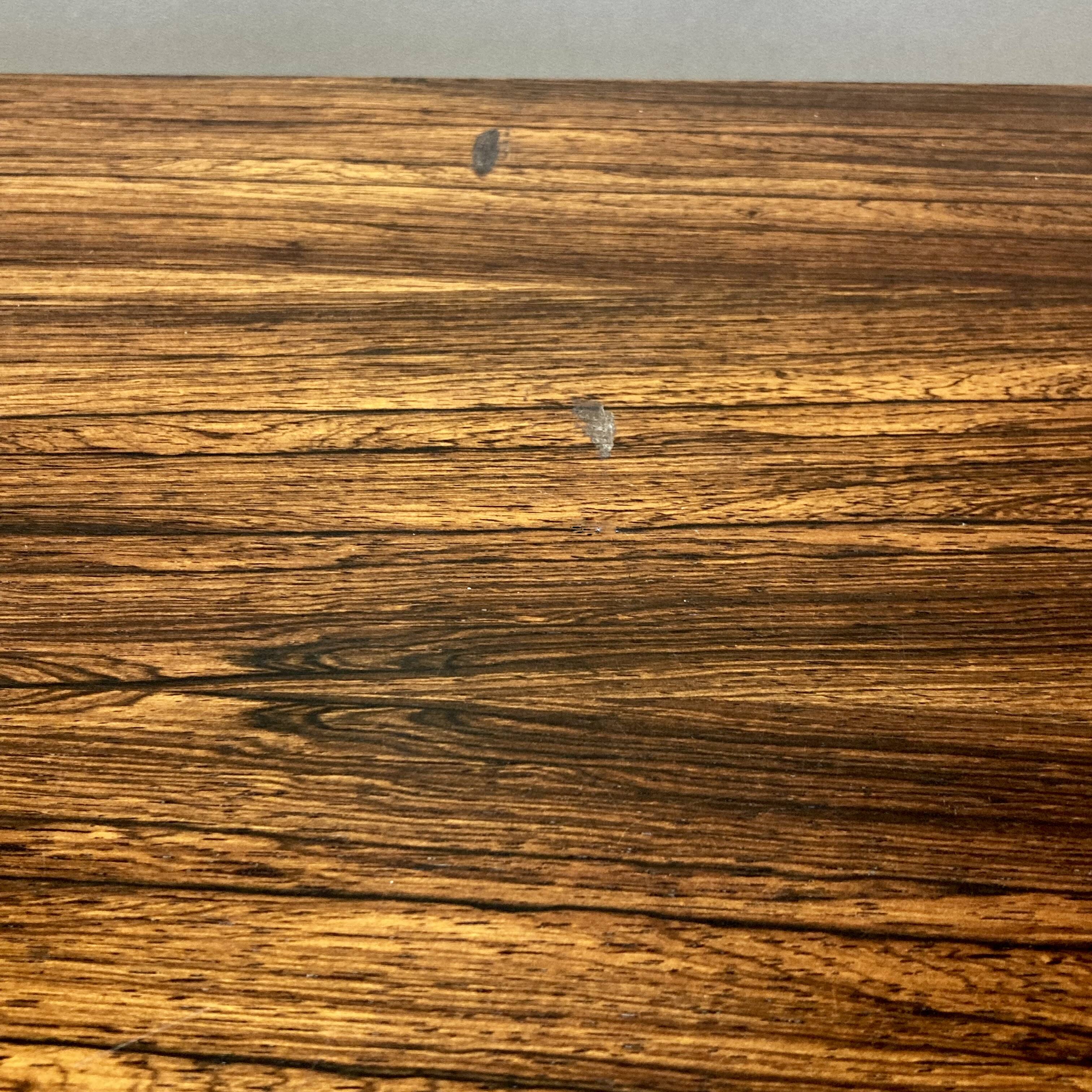 Scandinavian design rosewood coffee table 1950.