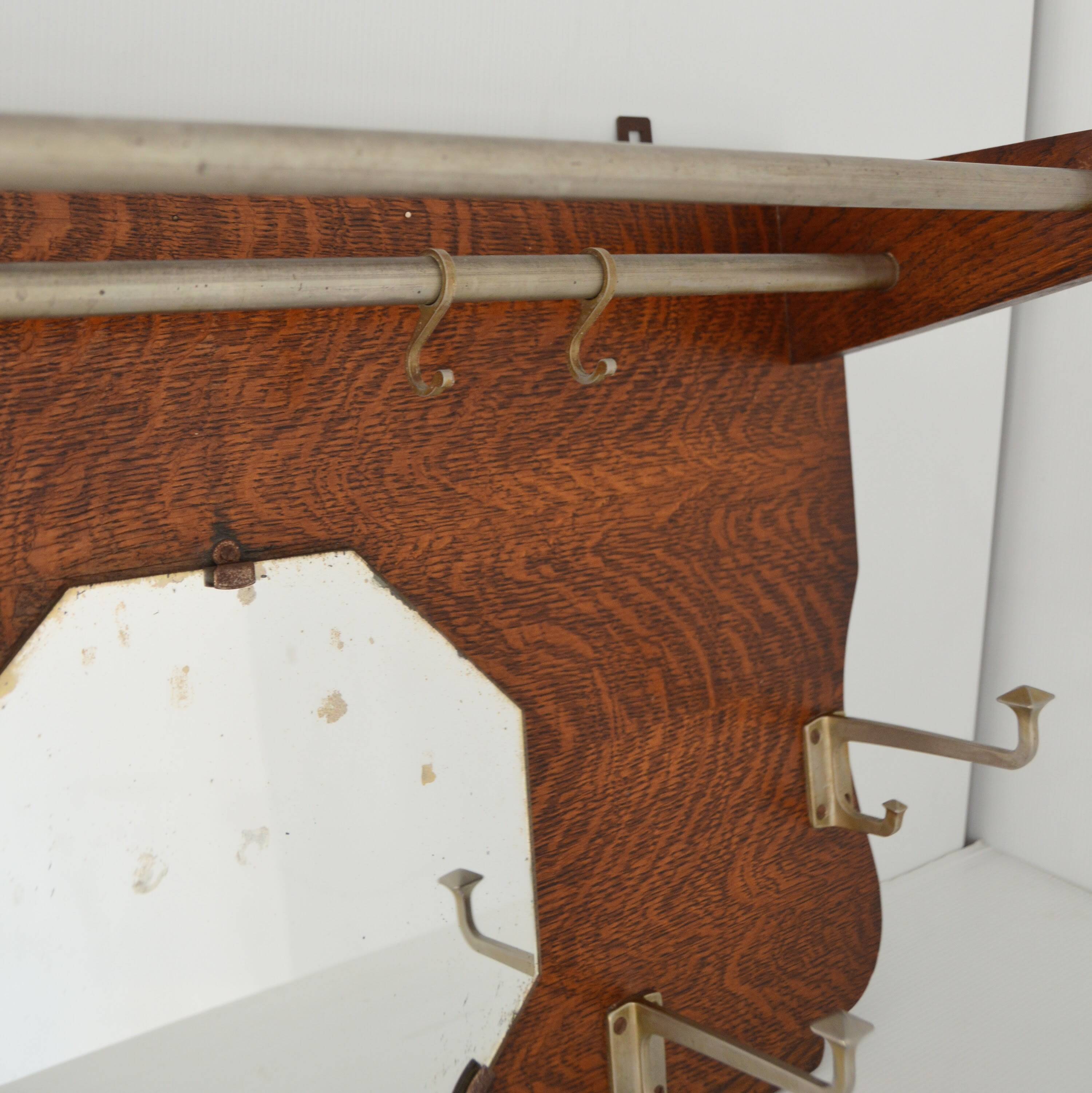 Coat rack / Hat rack 1930s vintage bistro