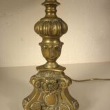 Bronze candlestick lamp