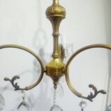 3-light bronze chandelier