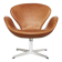 Fauteuil Swan d'Arne Jacobsen pour Fritz Hansen