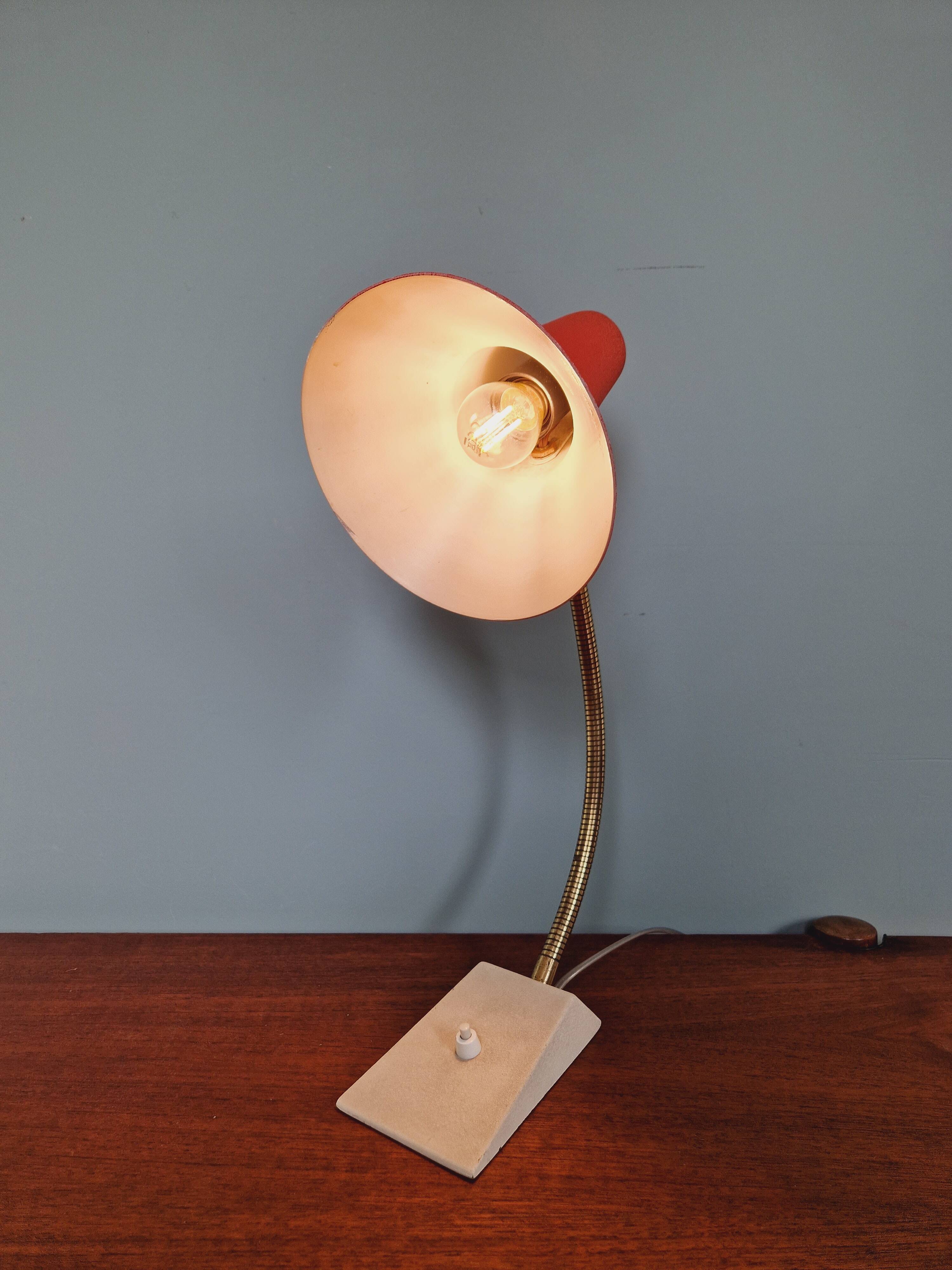 Vintage metal desk lamp, SIS (Germany), 1960s