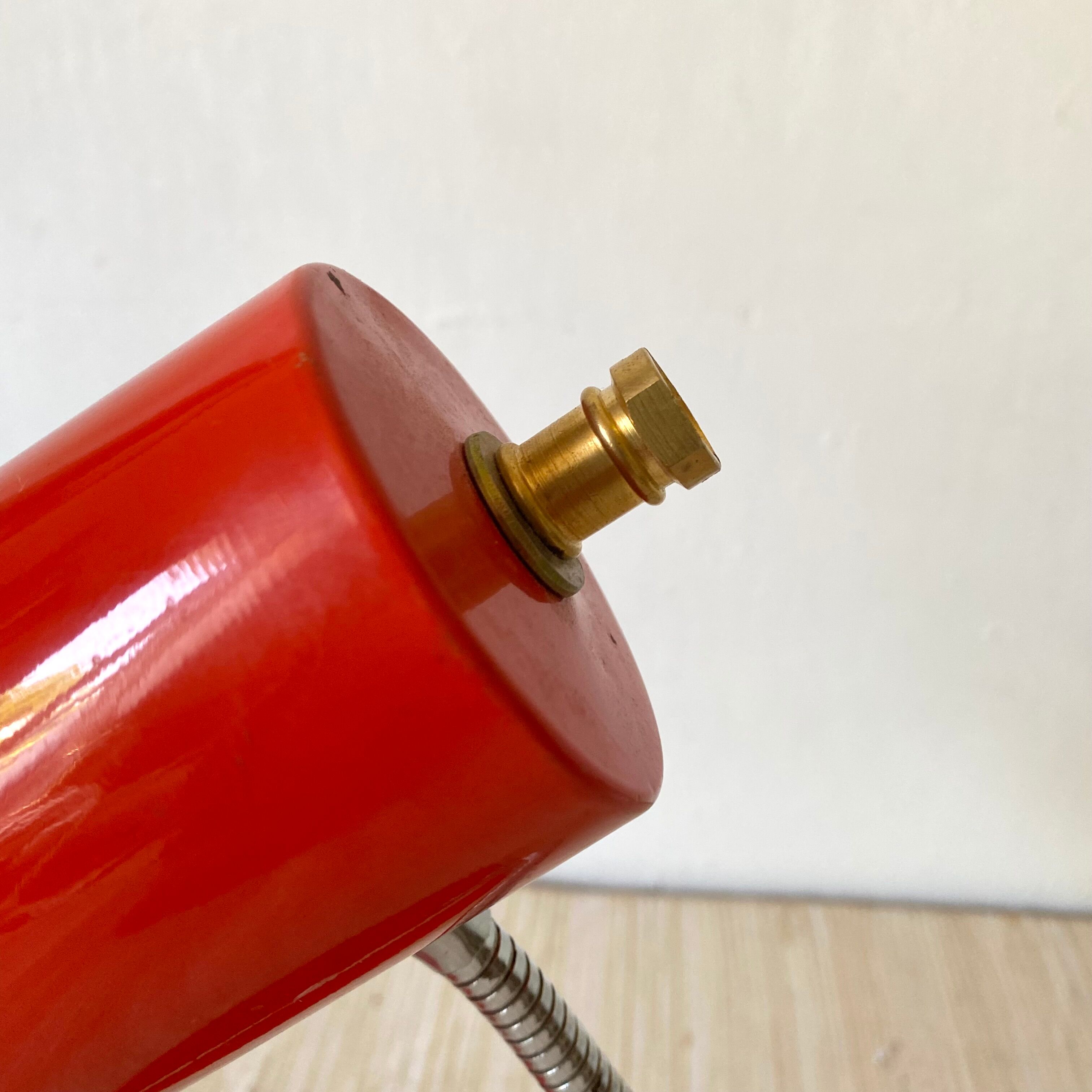 Vintage desk casserole lamp, 70s