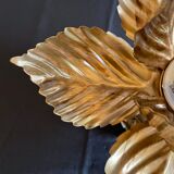 Wall lamp or ceiling lamp golden flower
