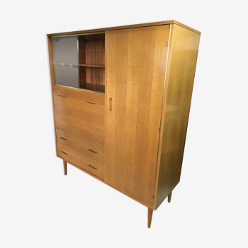 Secrétaire armoire penderie des année 50 vintage style scandinave