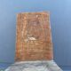 Brutalist africanizing wooden stool carved in the xxth mass
