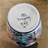 Pitcher in earthenware signed Henriot