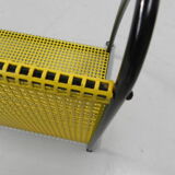 Pilastro wall rack with perforated steel plate