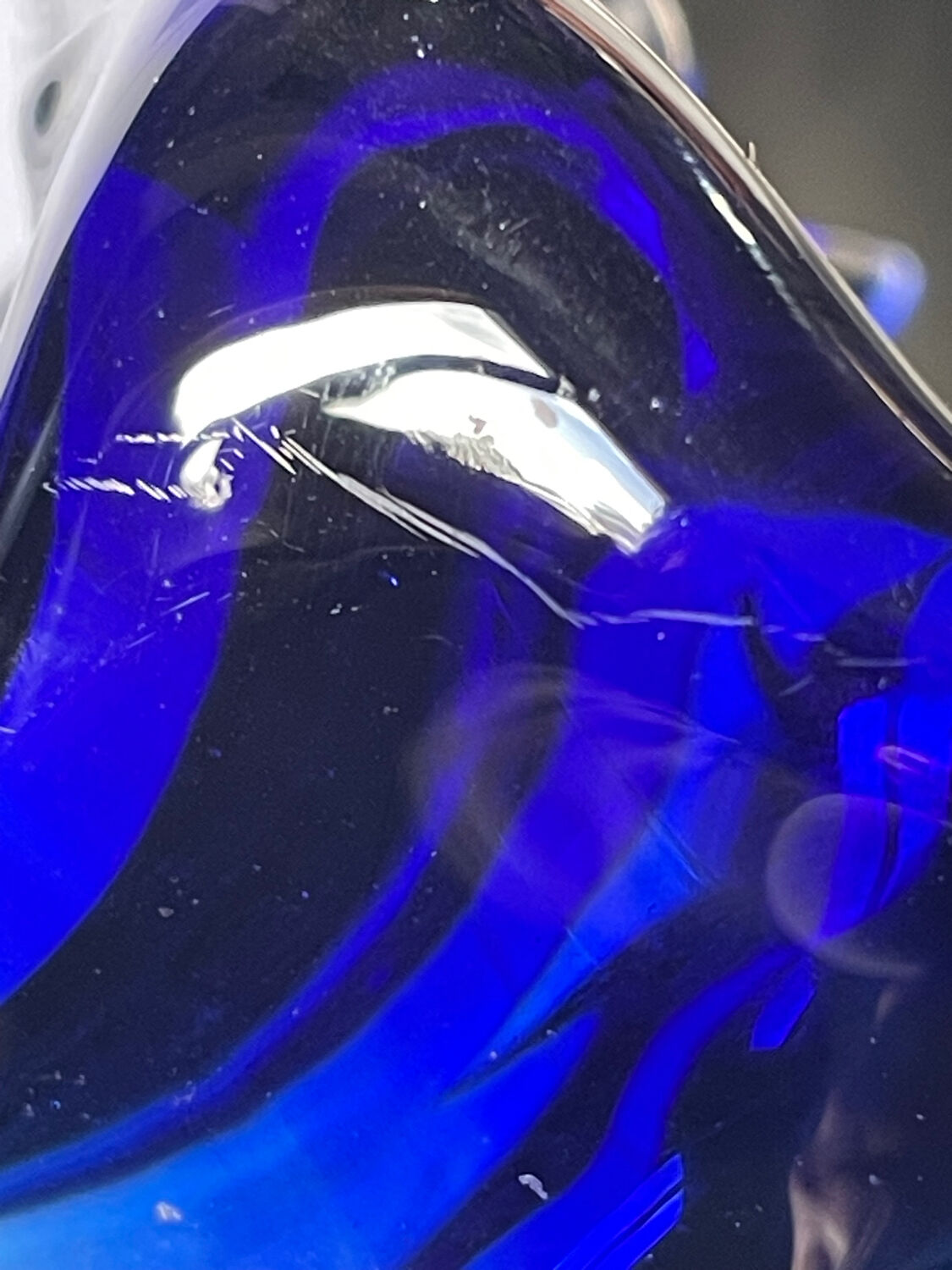 Vintage Murano twisted vase