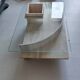 Travertine coffee table