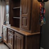 Two-part wooden buffet