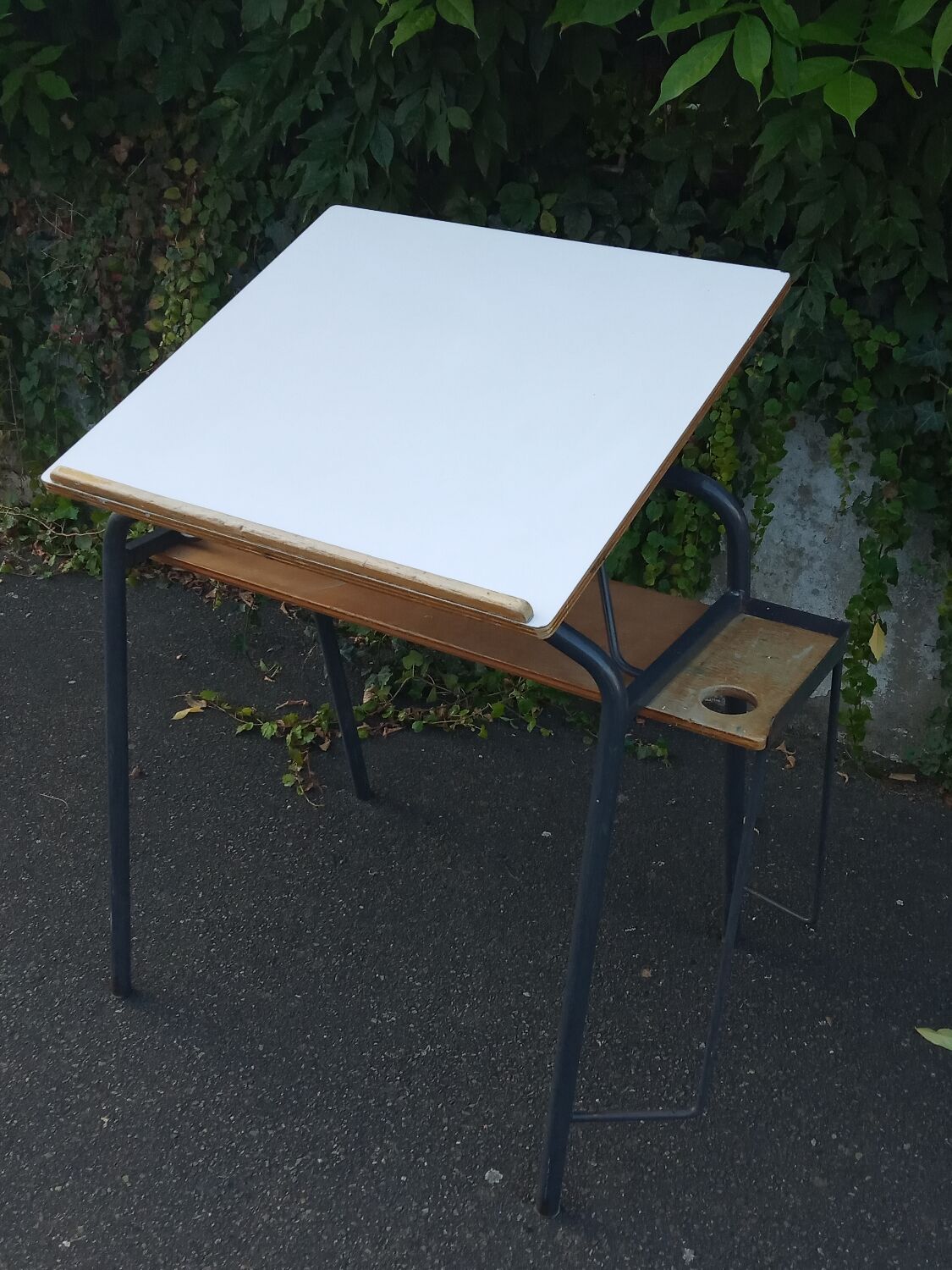 School drawing desk 60s 70s