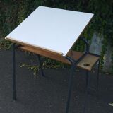 School drawing desk 60s 70s