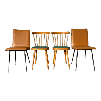 Set of 4 vintage chairs