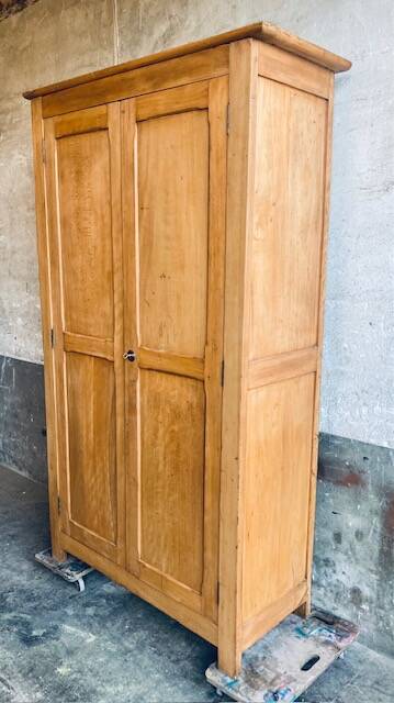 Parisian blond wood wardrobe