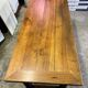 Table bureau noyer massif