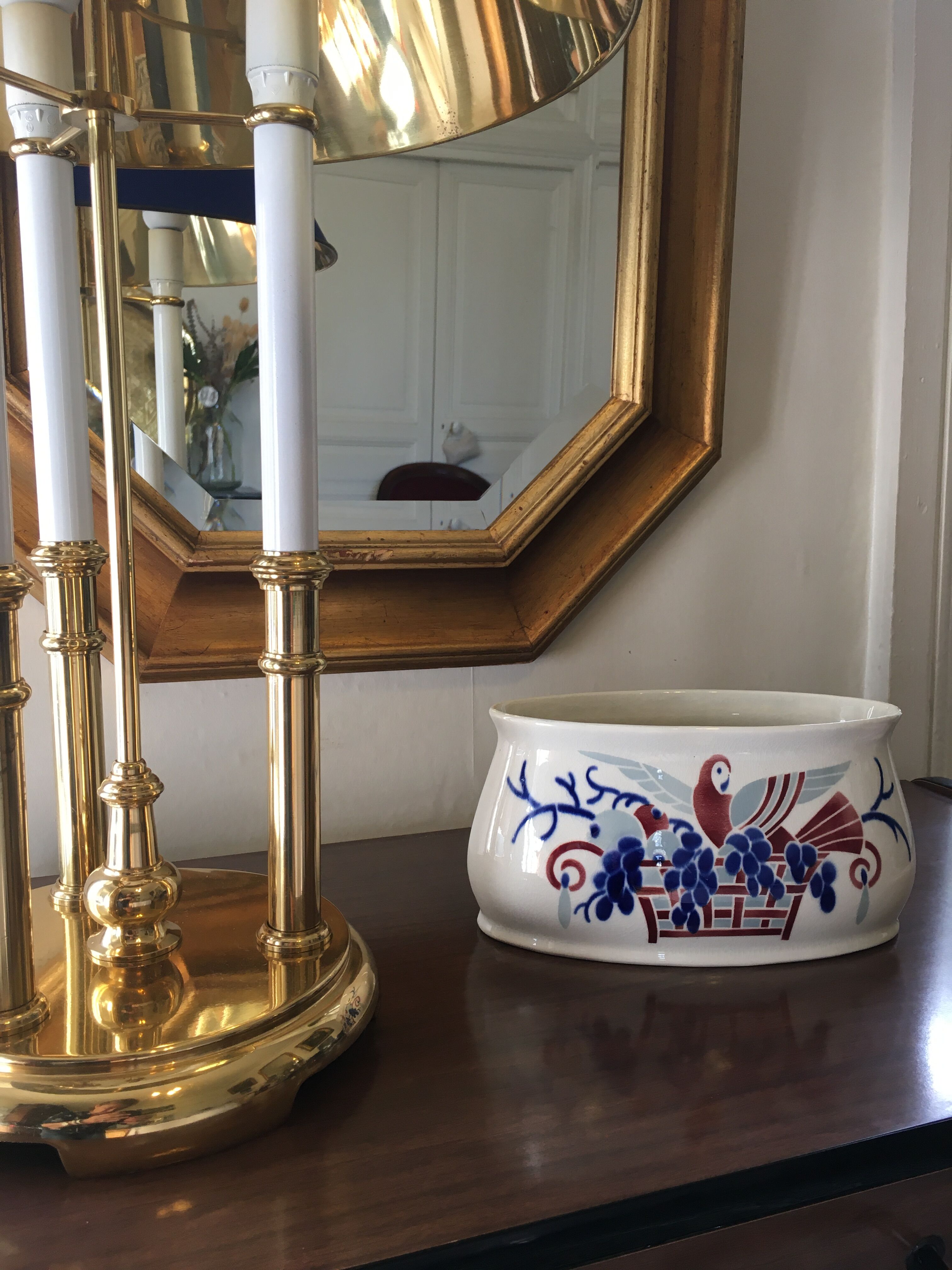 Gardener in Lunéville earthenware