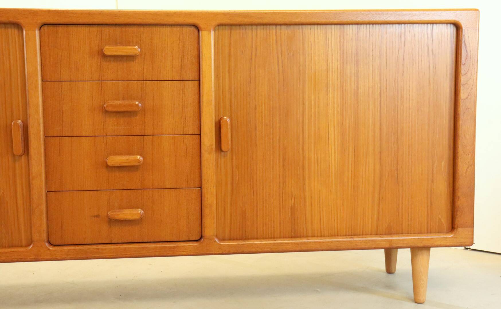 Silkeborg deens teak vintage sideboard 'Bandenitz' | 200 cm