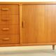 Silkeborg deens teak vintage sideboard 'Bandenitz' | 200 cm