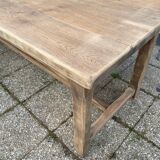 Old solid oak farm table
