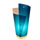 Slamp - design Samuel Parker - Energy Light - PVC - Italie - 80's