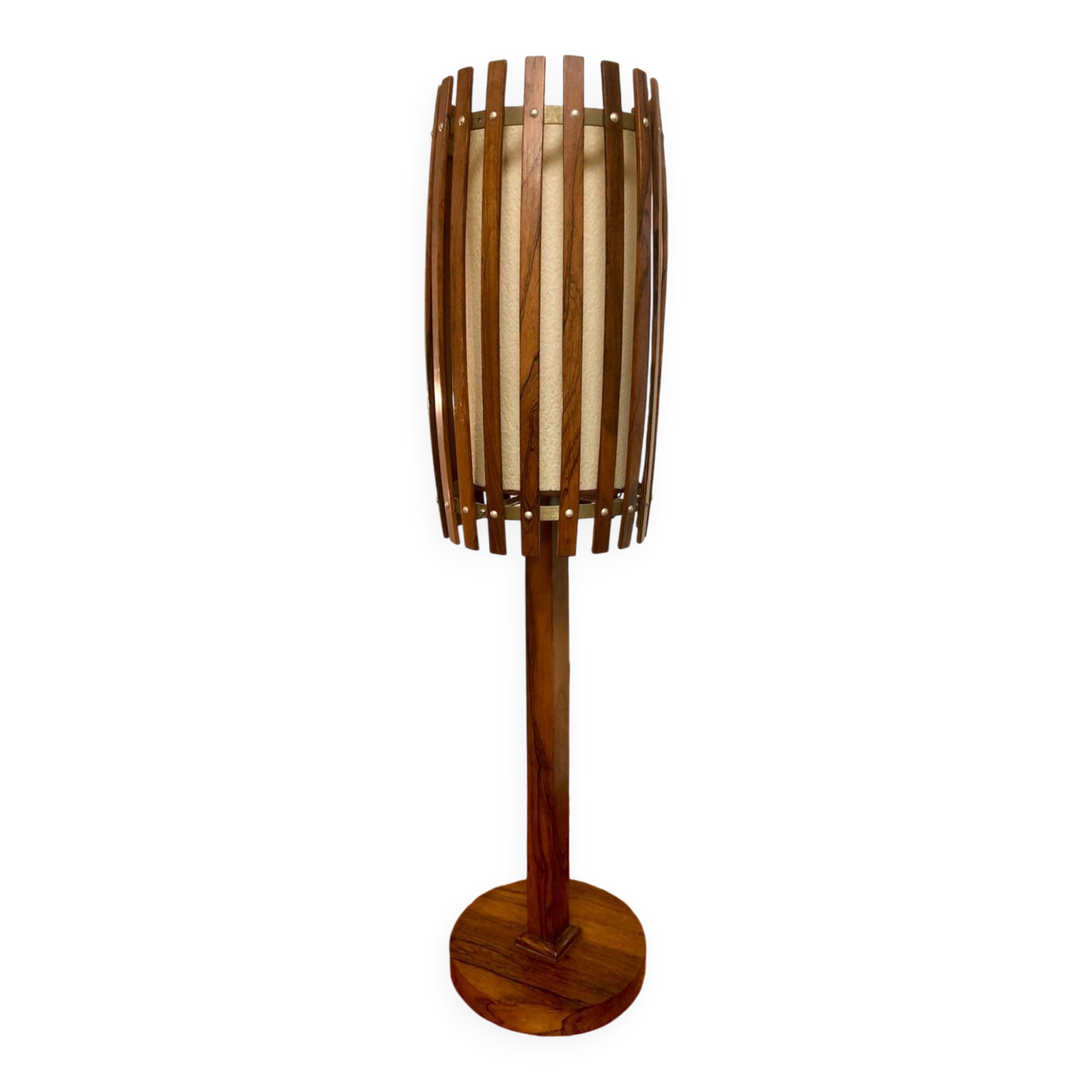 Rosewood floor lamp