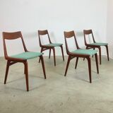 Boomerang Dining Chairs by Alfred Christensen for Slagelse Møbelværk Denmark 60s