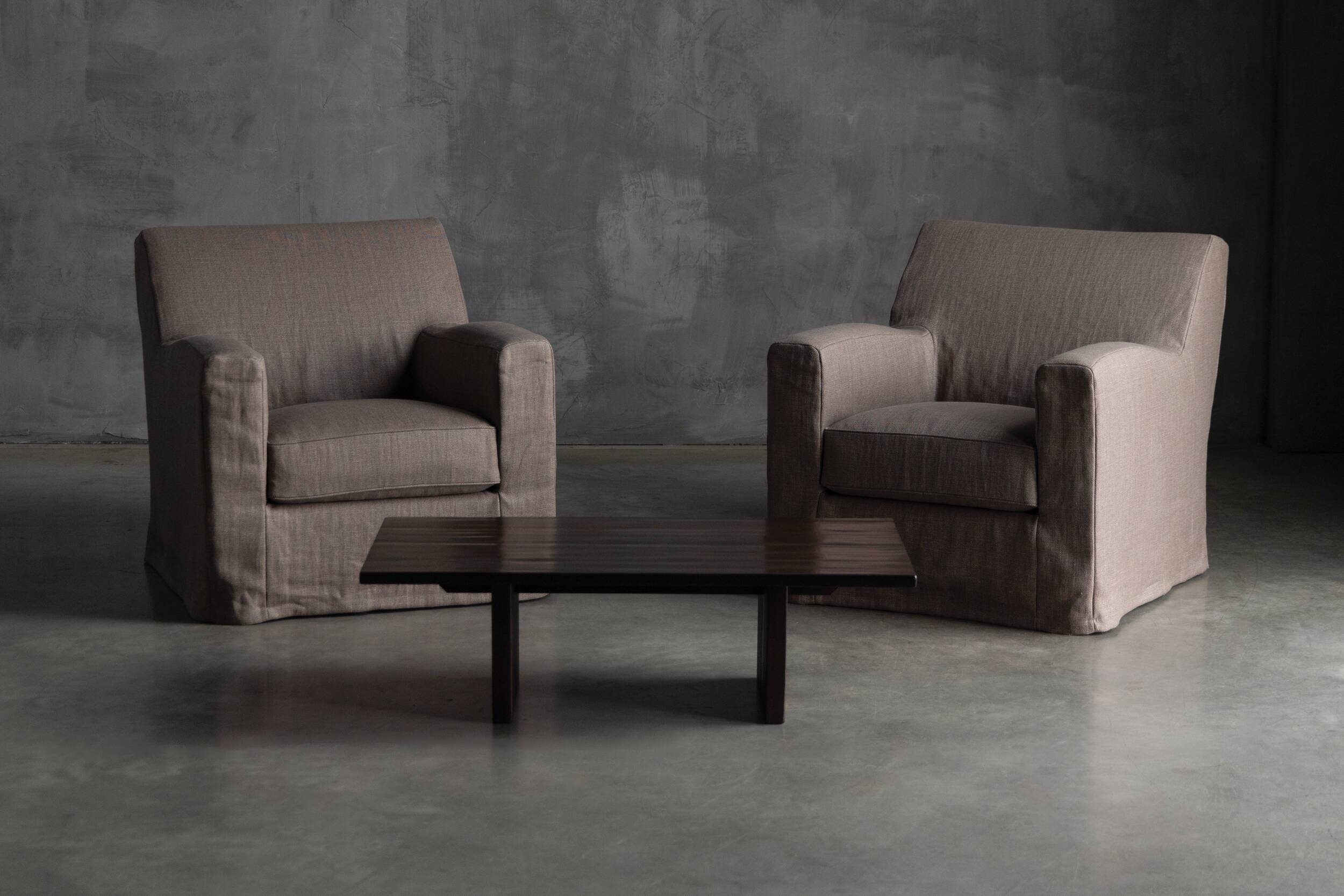 Lounge Chairs by Christian Liaigre, France, 1990s