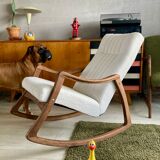 Original mid-century rocking Chair from TON, Czechoslovakia, 1960s