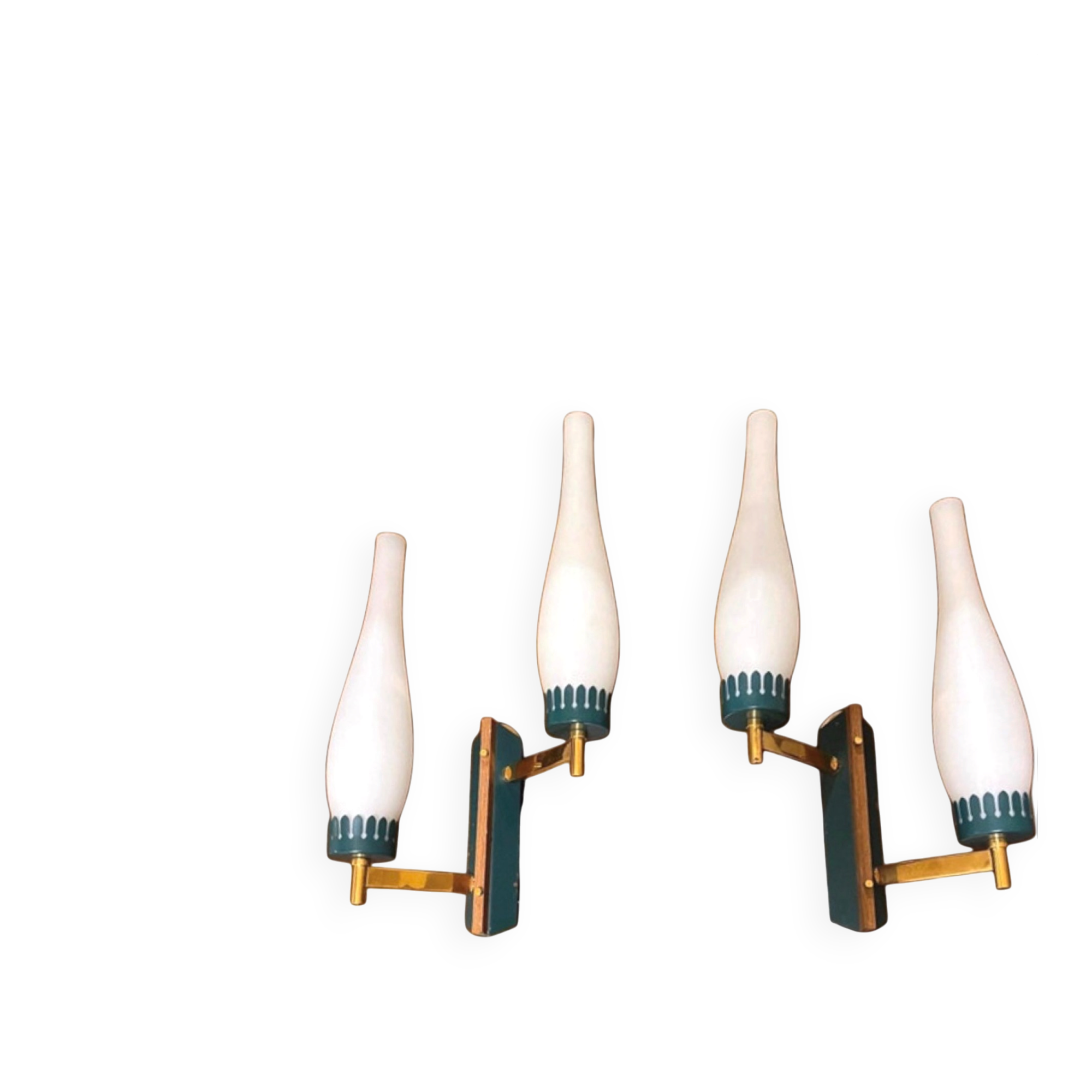Pair of Stilnovo wall sconces