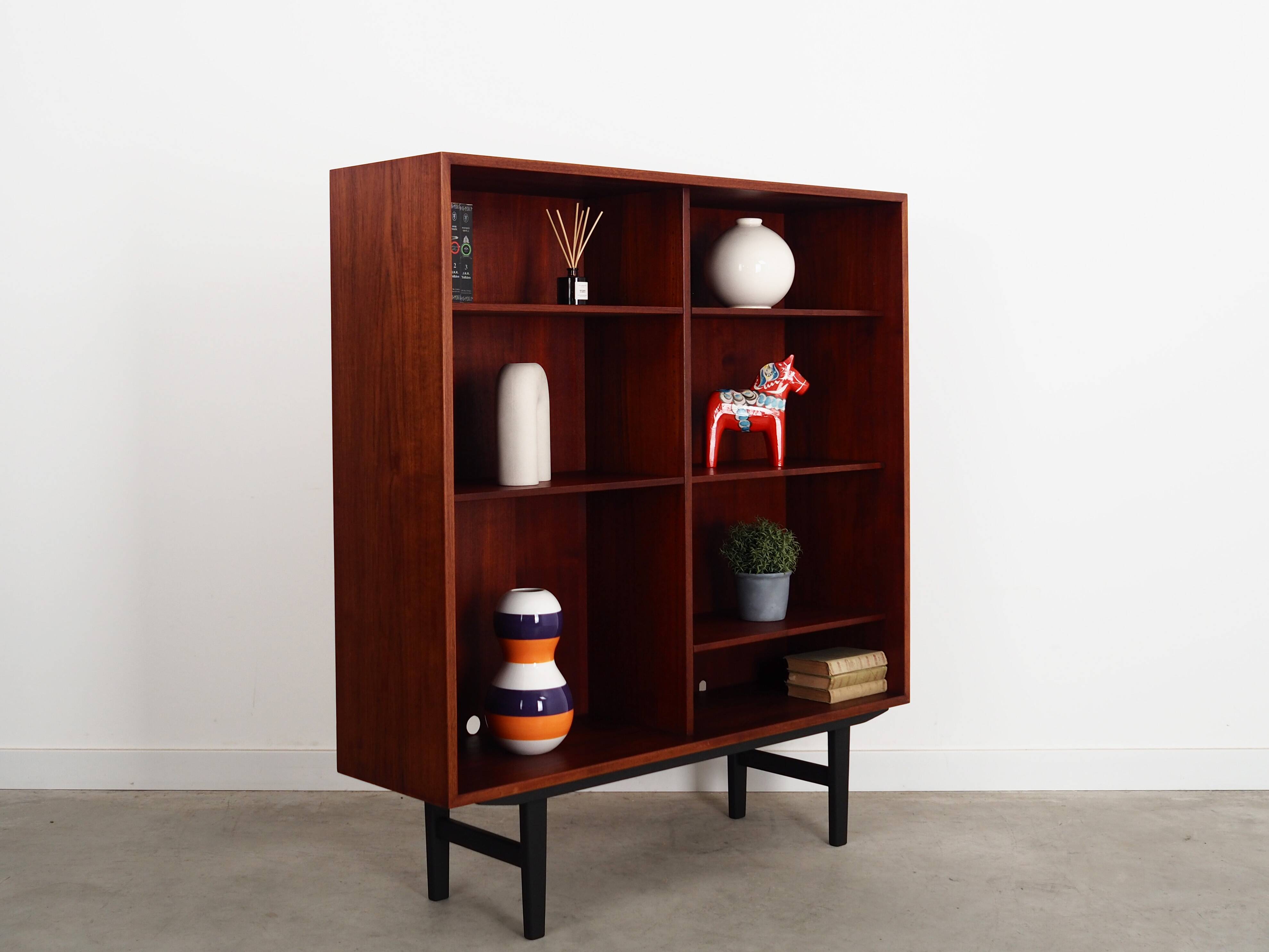 Bibliothèque en teck, design scandinave, années 1960, designer : Børge Mogensen, fabricant : AB Karl Andersson
