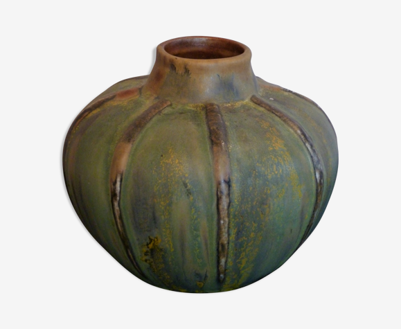 Vase en grès flammé de Gilbert Metenier | Selency