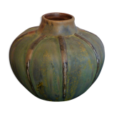 Gilbert Metenier's flamed sandstone vase