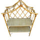 Rattan shelf Chinese hat from the 1960s Sweden