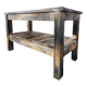 Solid wood farm console