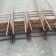 Swiss straw country chairs 1950