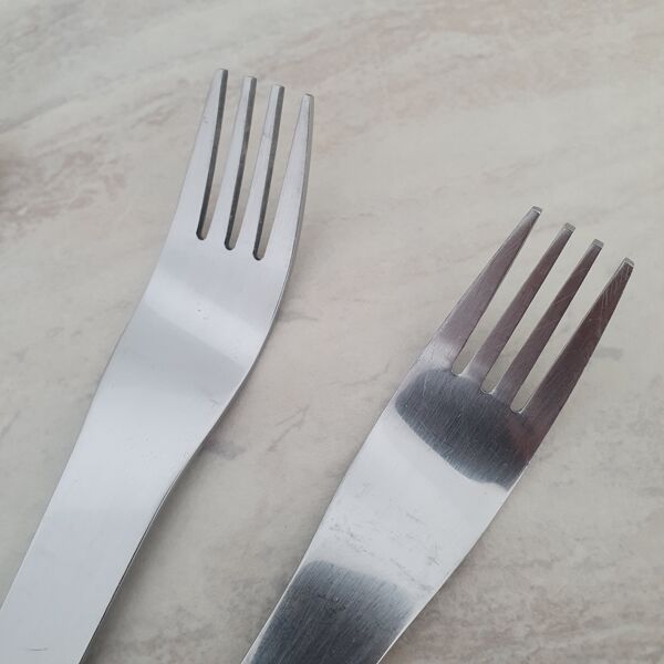 Couverts en inox style Space Age Cuil / Cuillère Couteau Fourchette